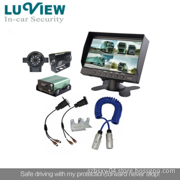 High Resolution Mobile Recorder DVR with 4 Channel Alarm Input